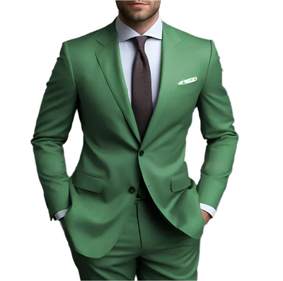 Grüner 2-Teiler Hochzeitsgast Anzug für Herren | Blazer und Hose