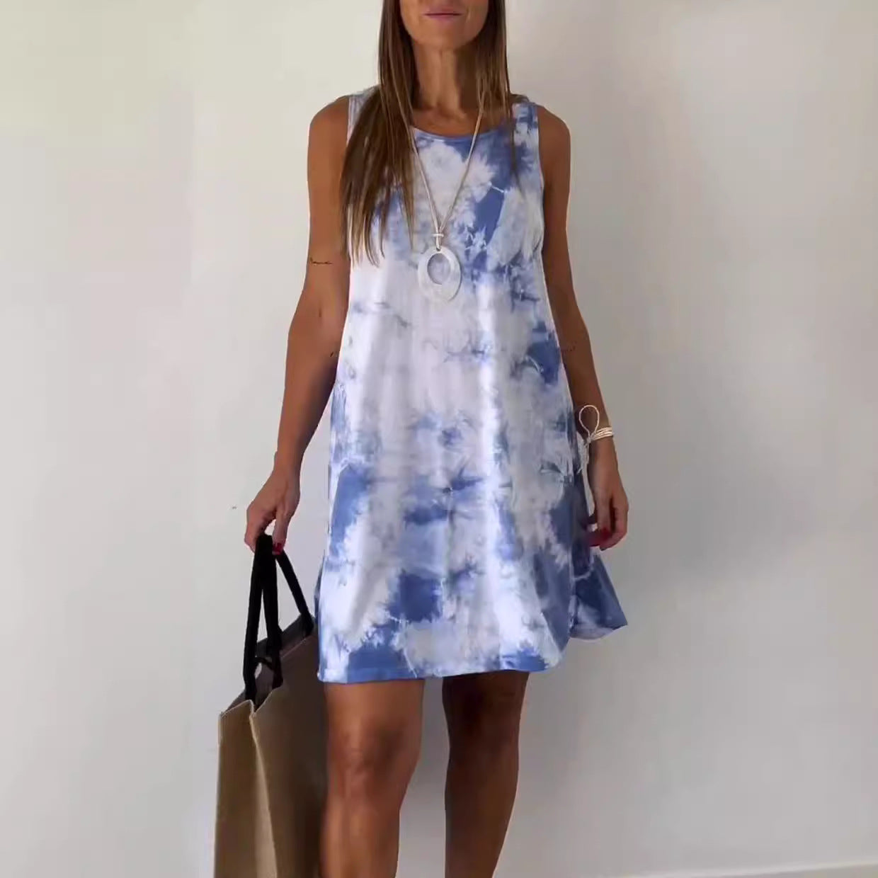 Sarah | Luxuriöses ärmelloses Freizeitkleid