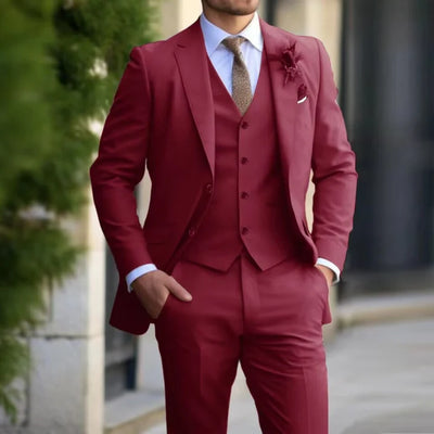 Herren Moderne Hochzeitsgast Anzug | Dreiteiliges
