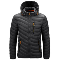 Luigi | Leichte Winterjacke für Herren in Schwarz