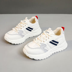 Damen Sportliche Sneaker mit atmungsaktivem Obermaterial und dämpfender Laufsohle in Blau