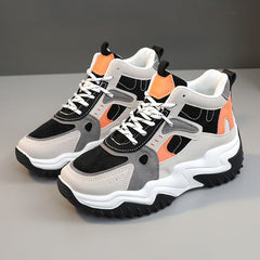 Damen Sportliche High-Top Sneakers mit innovativer Dämpfungstechnologie in Schwarz