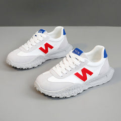 Damen Sportliche Lauf-Sneaker mit atmungsaktiver Obermaterialstruktur und rutschfester Sohle in Grau