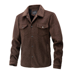 Amadeo | Herren Hemdjacke in Braun