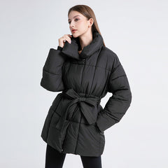 JAMY™ | Winterjacke in Schwarz