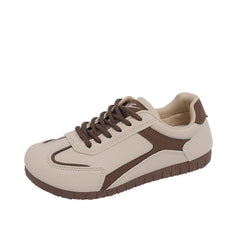 Damen lässige Freizeitsneaker mit atmungsaktiver Mesh-Oberfläche und dämpfender Laufsohle in Khaki