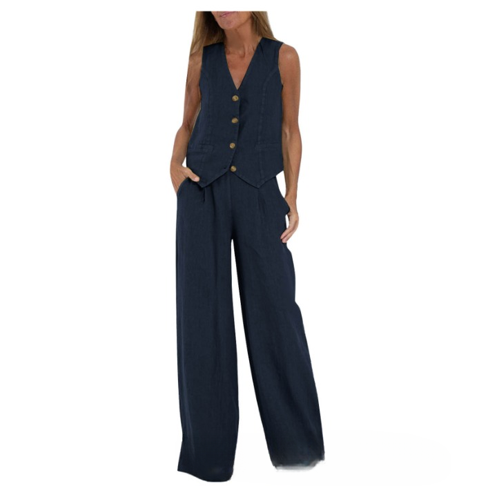 Damen Lässig Zweiteiliges Set | Sommer