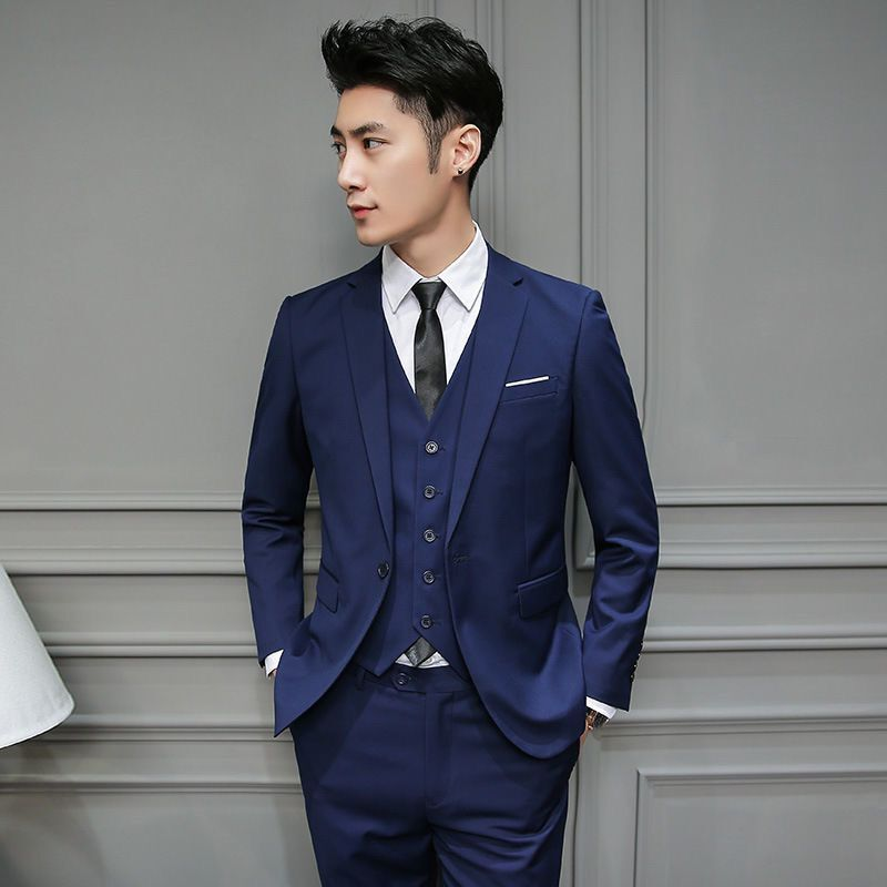 Moderne Fit Hochzeitsgast Anzug Herren | Business und Hochzeit