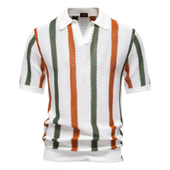 Leon | Stilvolles Polo im Capri Look in Weiß