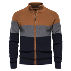 Markus | Herren Strickjacke in Helles Orange