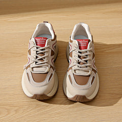Damen Sportliche Lauf Sneakers mit ergonomischer Dämpfung und modischem Design in Khaki