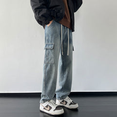 Naxos | Vintage Cargo Jeans in Blau