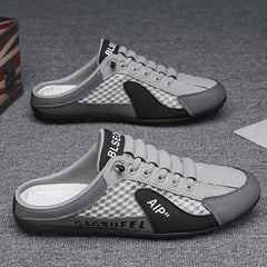 Marco | Herren Leichte Slip-On Sneaker in Grau