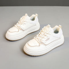 Damen Sportliche Chunky Sneaker mit dämpfender Laufsohle in Beige