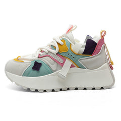Damen modische Sneakers mit innovativem Design und atmungsaktivem Obermaterial in Grau