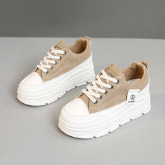 Damen Chunky Sneakers mit hohem Tragekomfort in Camel