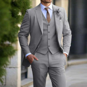 Herren Moderne Hochzeitsgast Anzug | Dreiteiliges