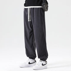 Ryohei | Bequeme Cordhose in Dunkelgrau