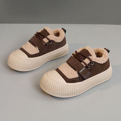Damen Winterfreizeitschuhe mit kuscheligem Fleece-Innenfutter und rutschfester Sohle in Braun