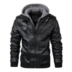 Die Connor Lederjacke in Schwarz