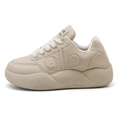 Damen Sportliche Sneakers mit gepolsterter Dämpfung und atmungsaktivem Obermaterial in Khaki