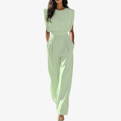 Sybella - Jumpsuit mit weichem Griff in Grün