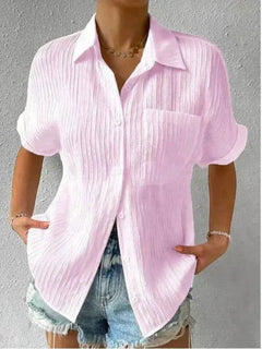 Oliva- Elegante Sommerbluse Für Damen in Rose
