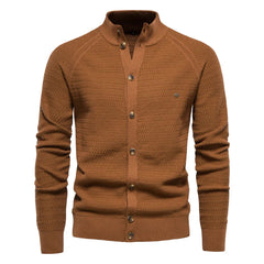 Lena | Strickjacke Im Zopfmuster in Braun