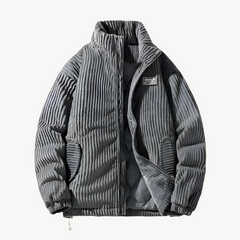 Adam | Stylische Cordjacke in Grau