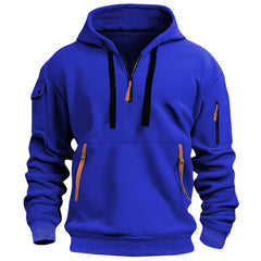 Stilvoller Hoodie 1+1 Gratis in Blau