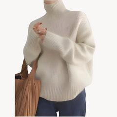 Lynn | Rollkragenpullover in Beige