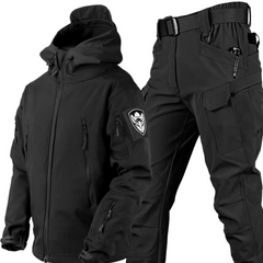 Rupert - Windjacke & Hose Set in Schwarz
