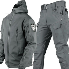 Rupert - Windjacke & Hose Set in Grau
