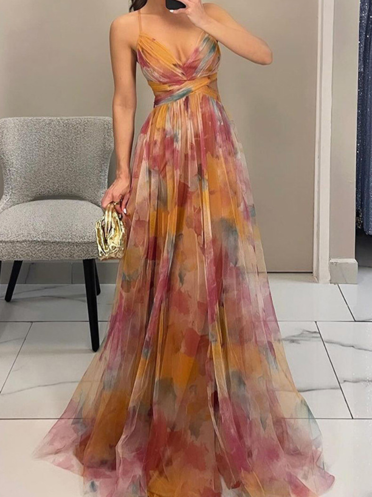 DREAMY SUNSET MAXIKLEID