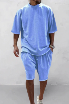 Luca™ | Lässiges und sportliches Set für jeden Anlass in Blau