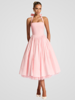 VIVIENNE GRACE MIDIKLEID in Rosa