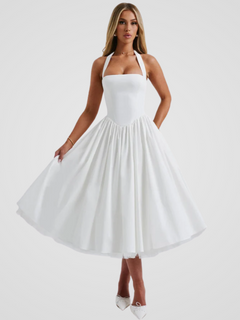 VIVIENNE GRACE MIDIKLEID in Weiss