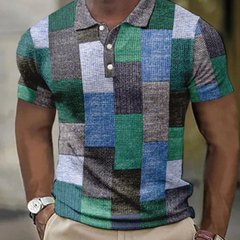 Leopold | Herren Polo-Shirt – Elegantes Polo Shirt Herren in Muster 3