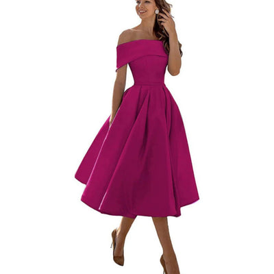 Oana- Schulterfreies Cocktailkleid Für Damen