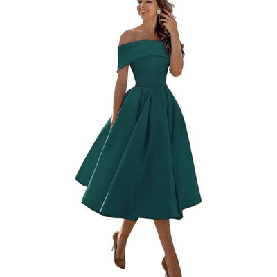 Oana- Schulterfreies Cocktailkleid Für Damen