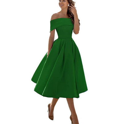 Oana- Schulterfreies Cocktailkleid Für Damen