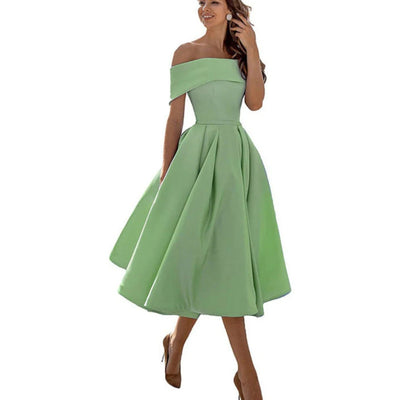 Oana- Schulterfreies Cocktailkleid Für Damen