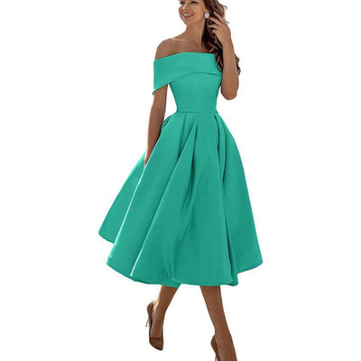 Oana- Schulterfreies Cocktailkleid Für Damen