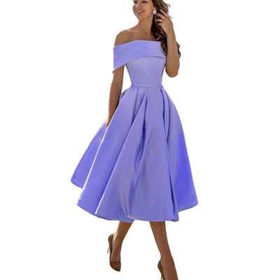 Oana- Schulterfreies Cocktailkleid Für Damen
