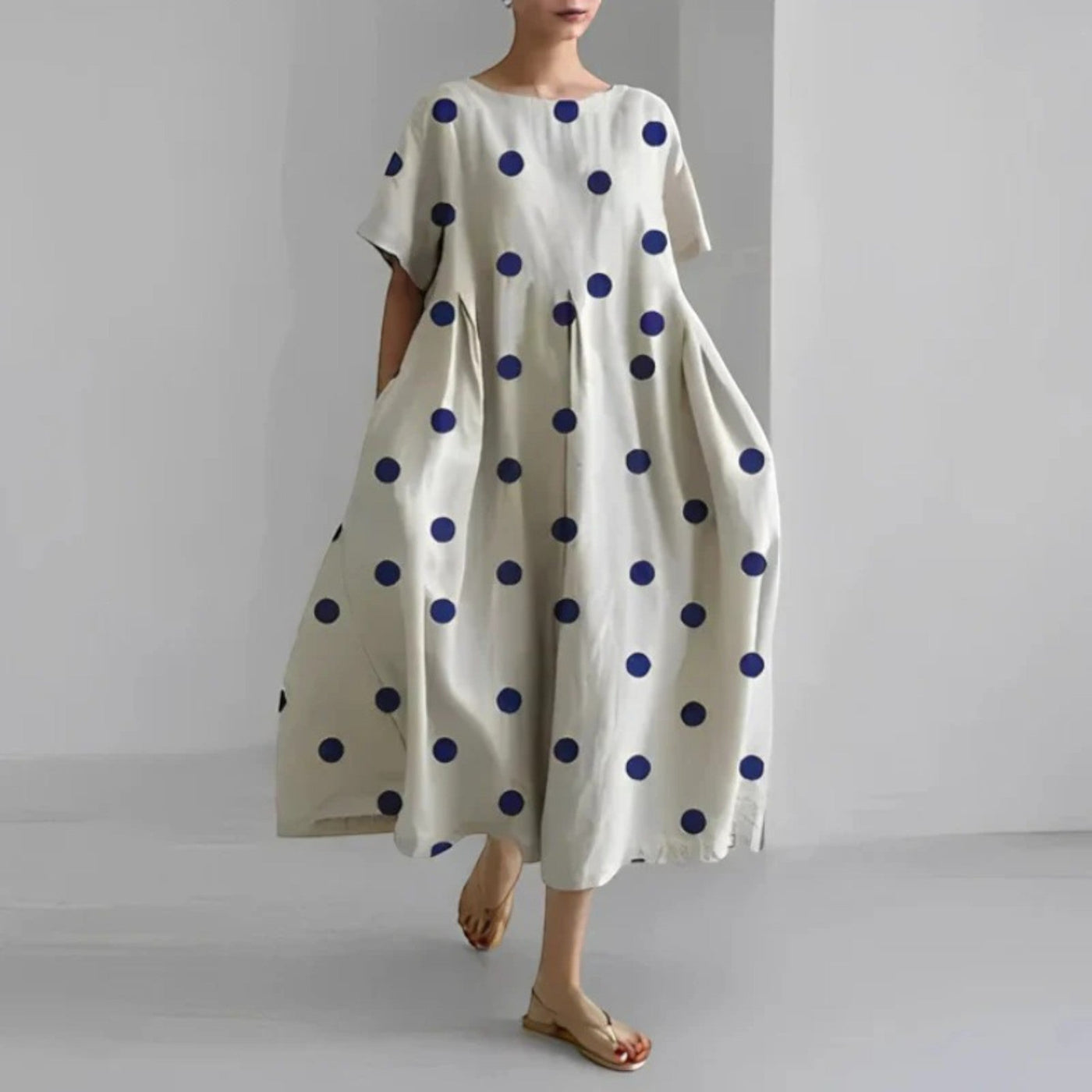 Ophelia- Bohemian Kurzarmkleid Für Damen