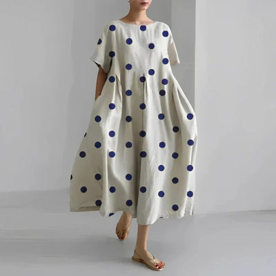 Ophelia- Bohemian Kurzarmkleid Für Damen