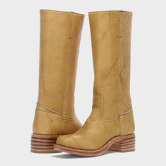 Stefanie | Damen Klassische Orthopädische Stiefel in Gelb