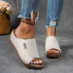 OrthoStride™ – Komfortable Damen Sandalen mit Orthopädischer Unterstützung in Weiß