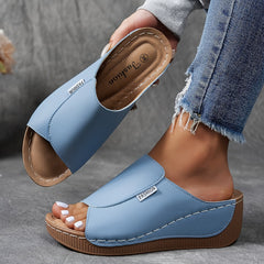 OrthoStride™ – Komfortable Damen Sandalen mit Orthopädischer Unterstützung in Himmelblau