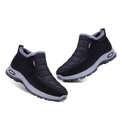 OrthoWalk™ – Orthopädische Winter-Wanderschuhe in Schwarz